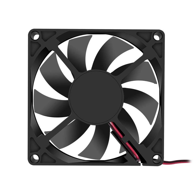 Dorhea 80x80x15mm Fan 12V 2Pin DC 8015 Brushless Cooling Case Fan for Cooling PC Computer Case CPU Radiator Cooler Fan 2Pin - Image 1